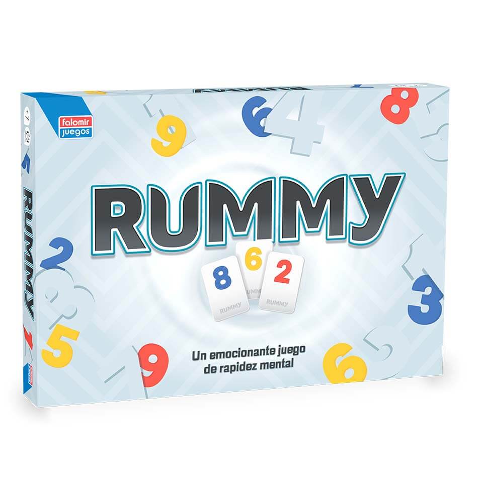 Rummy Junior Falomir | Juego de fichas y números +7 años (ref. 01413)