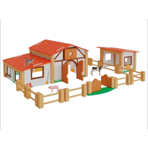 Playtive - Granja de madera 18 piezas