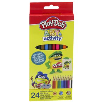 Caja Play-Doh 24 lápices de colores (1,6x9x20,7 cm)