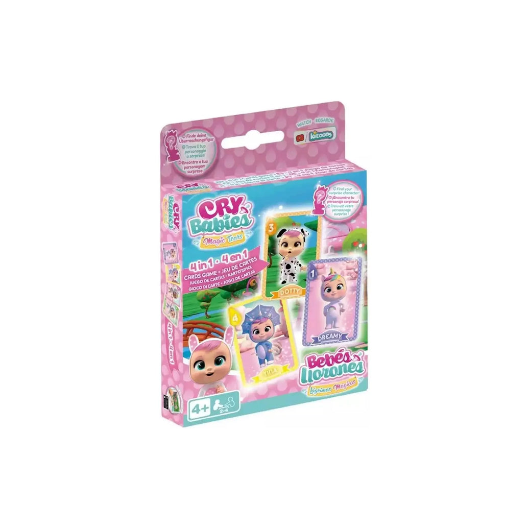 Bebés Llorones Juego de Cartas 4 en 1