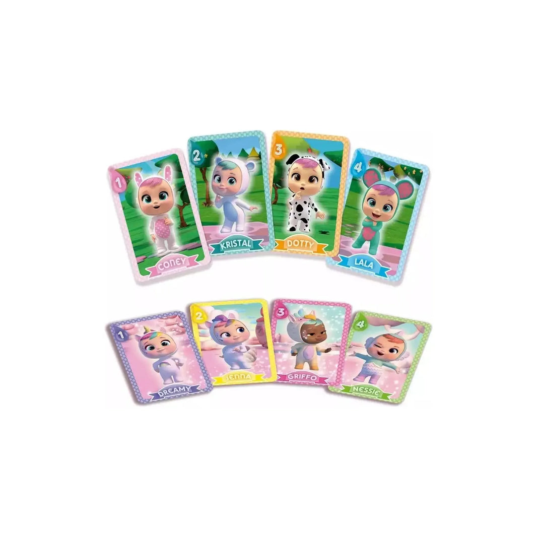 Bebés Llorones Juego de Cartas 4 en 1