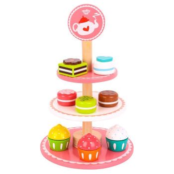 Puesto de Postres de Madera de Tooky Toy