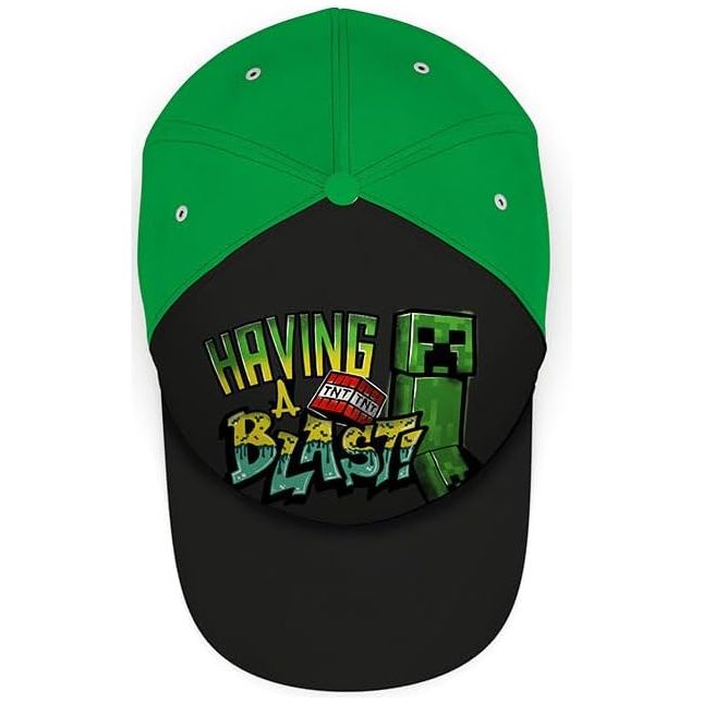 Gorra Minecraft Verde Talla 52/54cm