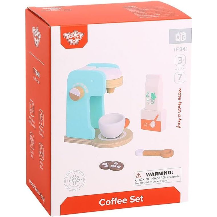 Juego de Café de Madera Tooky Toys