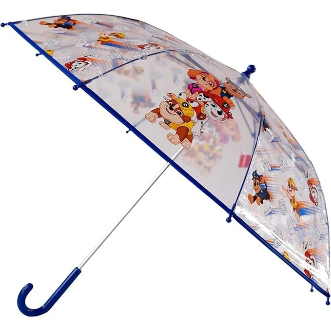 Paraguas Manual Transparente Patrulla Canina 48cm