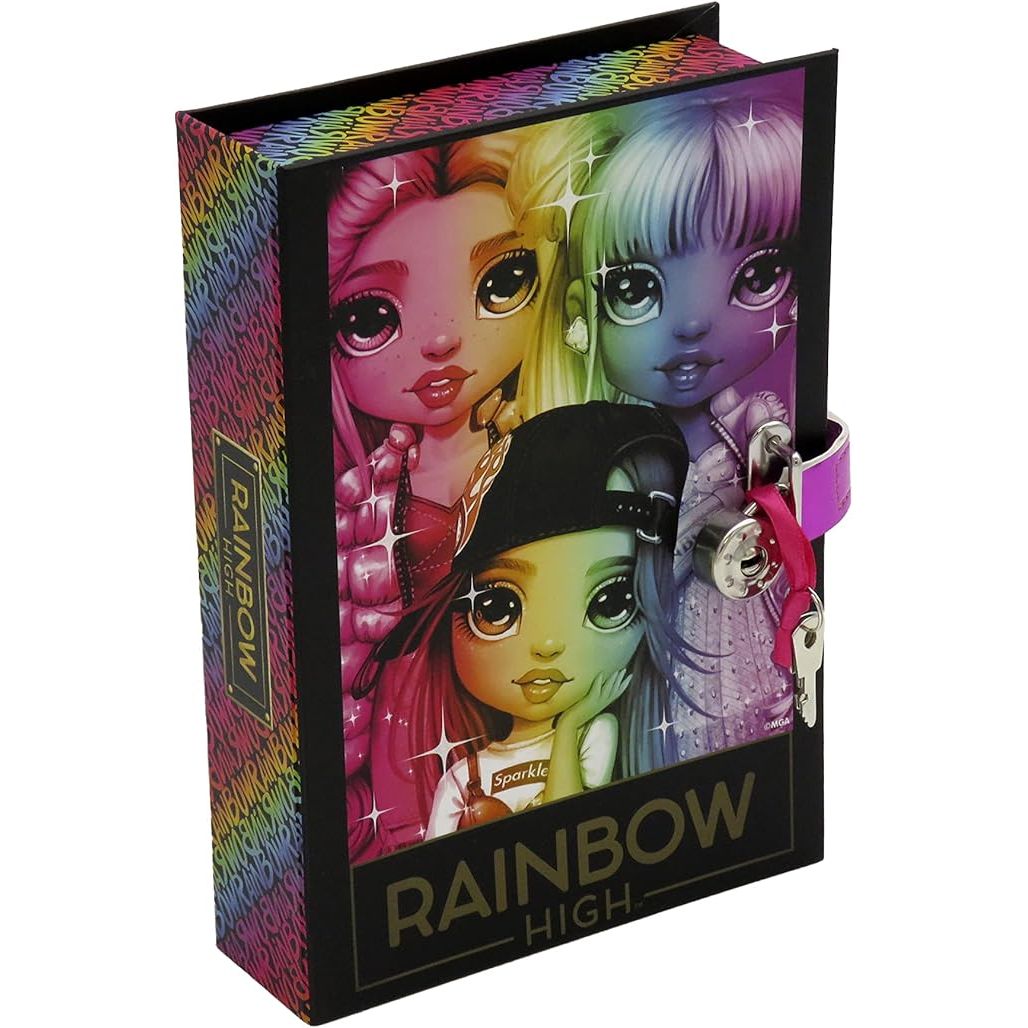 Rainbow High – Joyero Infantil con Candado y Espejo | Caja de Joyería para Niñas | Guarda Secretos y Accesorios | Producto Oficial