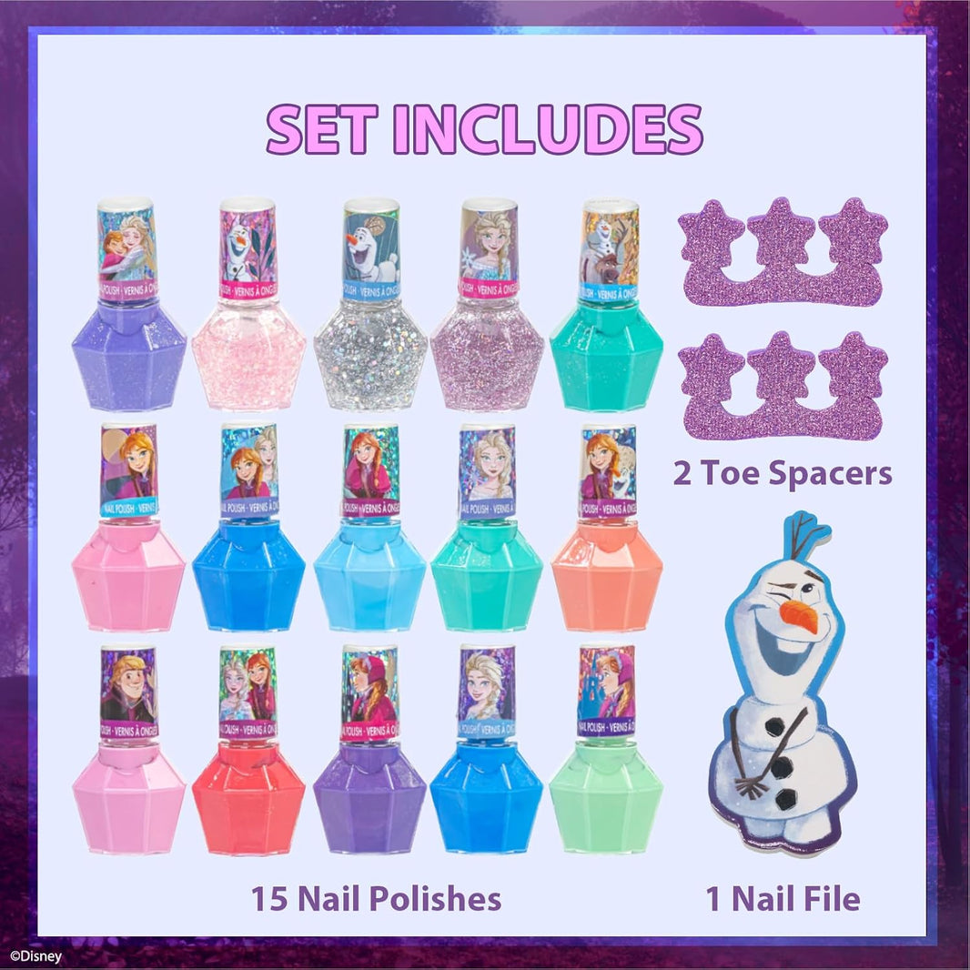Disney Frozen Set de Esmaltes de Uñas para Niñas 18 Piezas