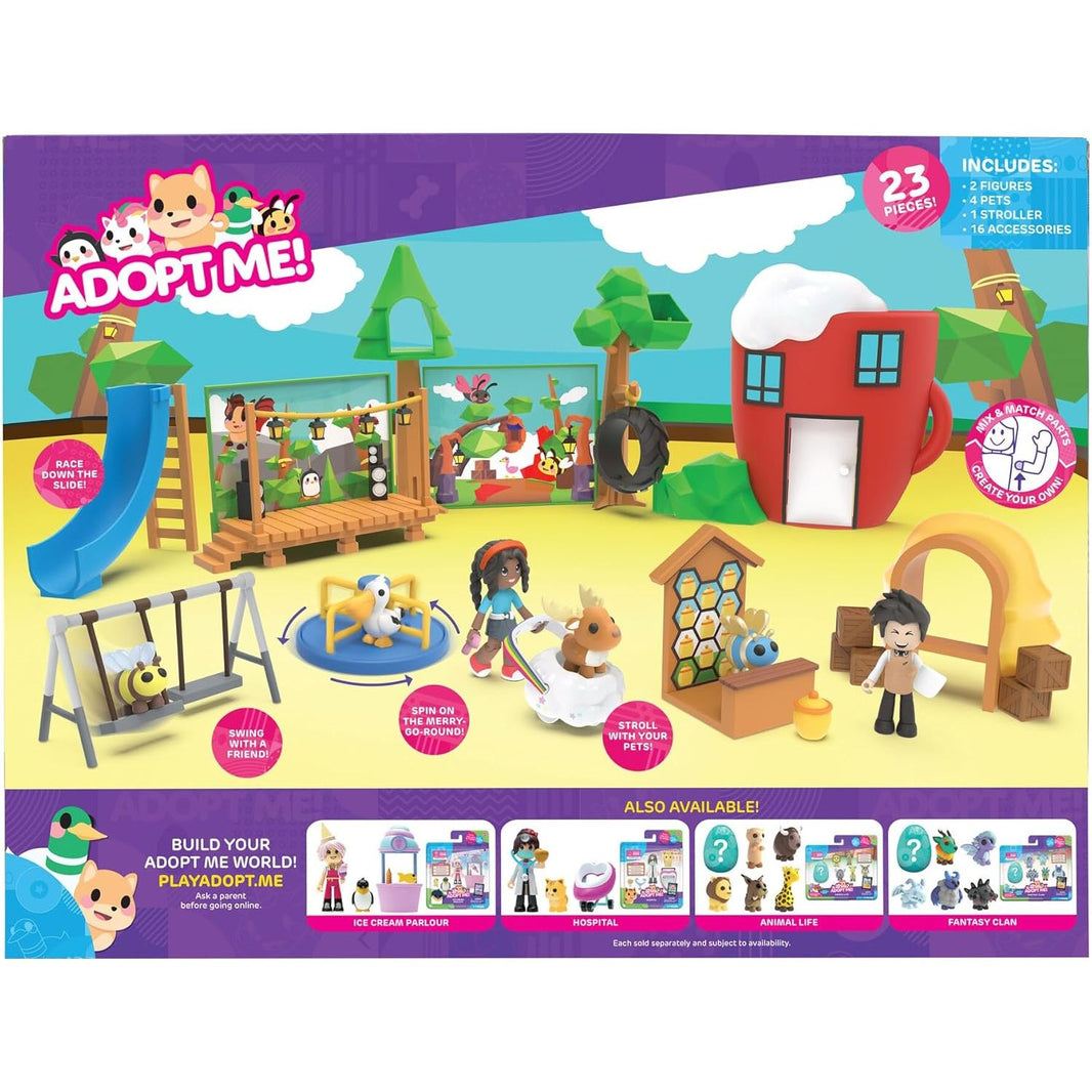 Adopt Me! Me - Playset Coffee Shop. Caja algo dañada