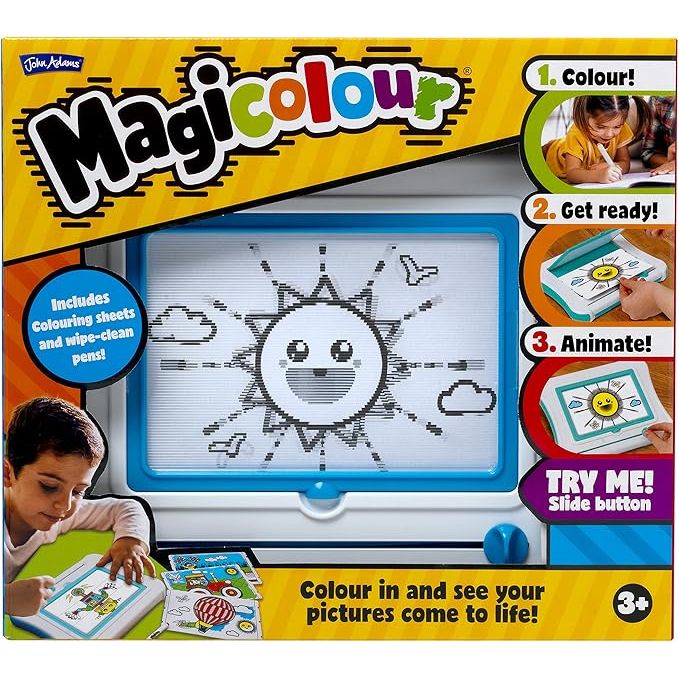 Magicolour Pizarra de Dibujos – Set con 20 Hojas para Colorear y 4 Rotuladores | Juego Creativo Infantil