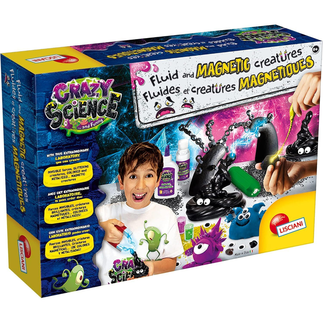 Juego Educativo científico Crazy Science- Fluidos y creaturas magneticas