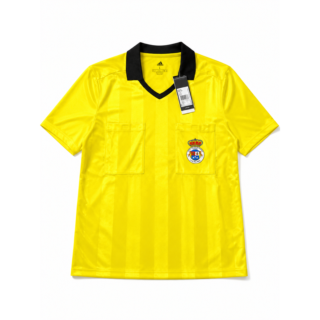 Camiseta oficial amarilla de arbitro Adidas talla L