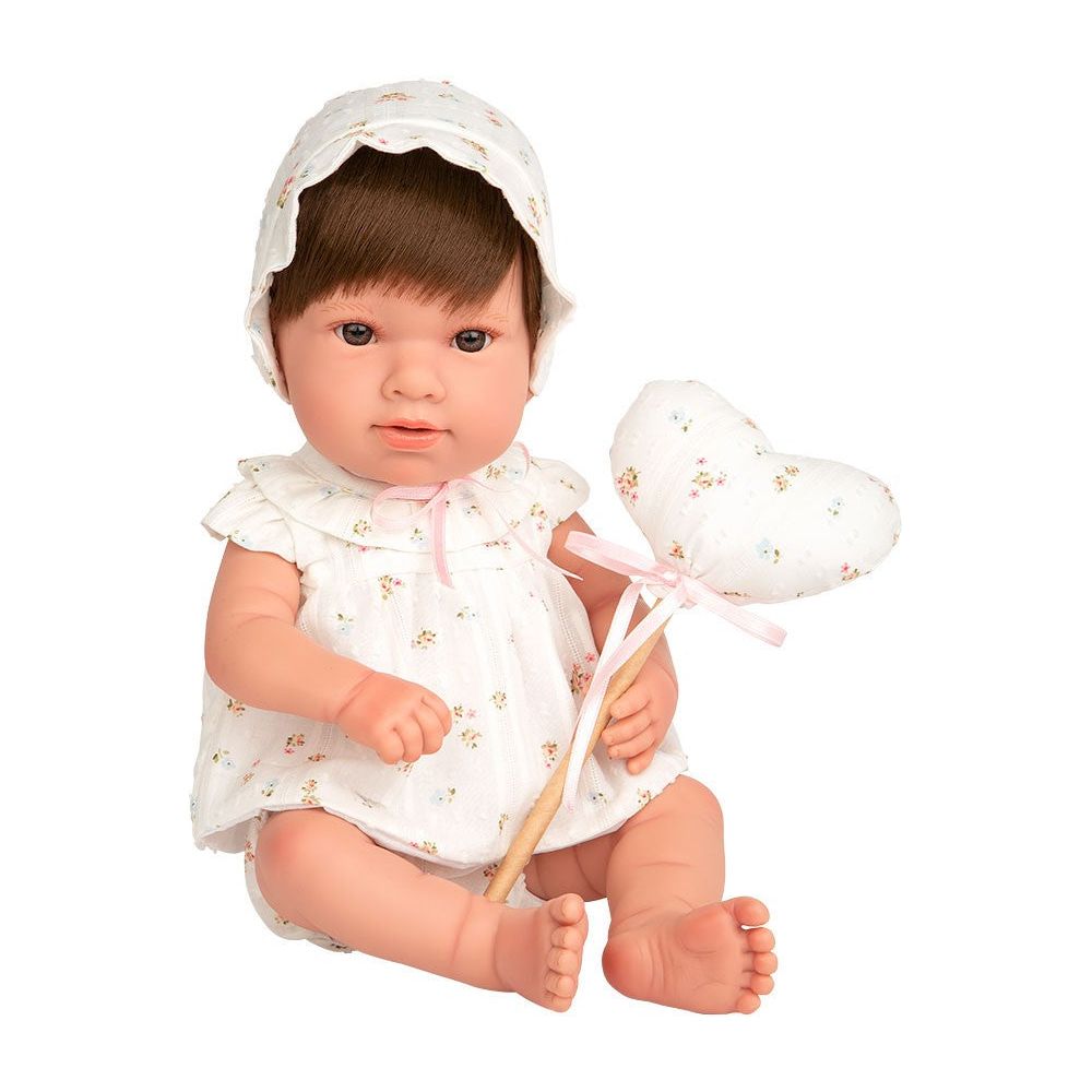 Muñeca Arias Salma Rosa 42cm Con Varita Corazon