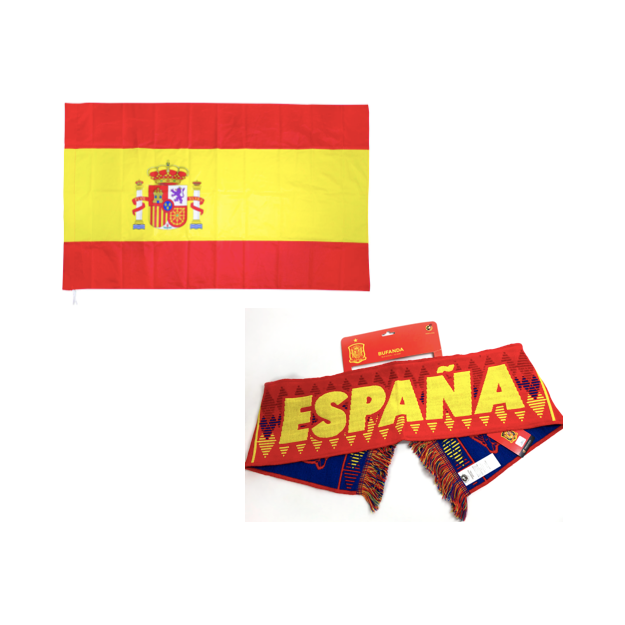 Pack de Bandera + Bufanda España