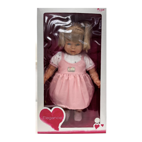 Muñeca Arias Elegance 62cm Leonor Rosa Ref. 65312