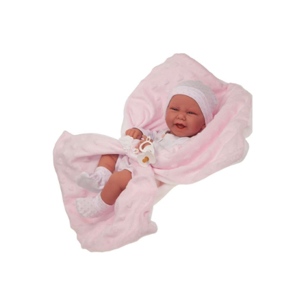 Bebe Recien Nacida Carla con Manta 42 cm Antonio Juan 50020