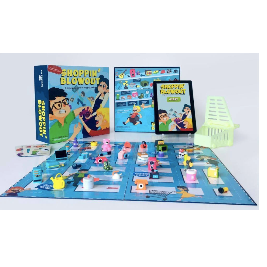 Pack 2 Juegos de Acción: Face the Mountain + Shopping Blowout | Diversión Familiar y Competitiva