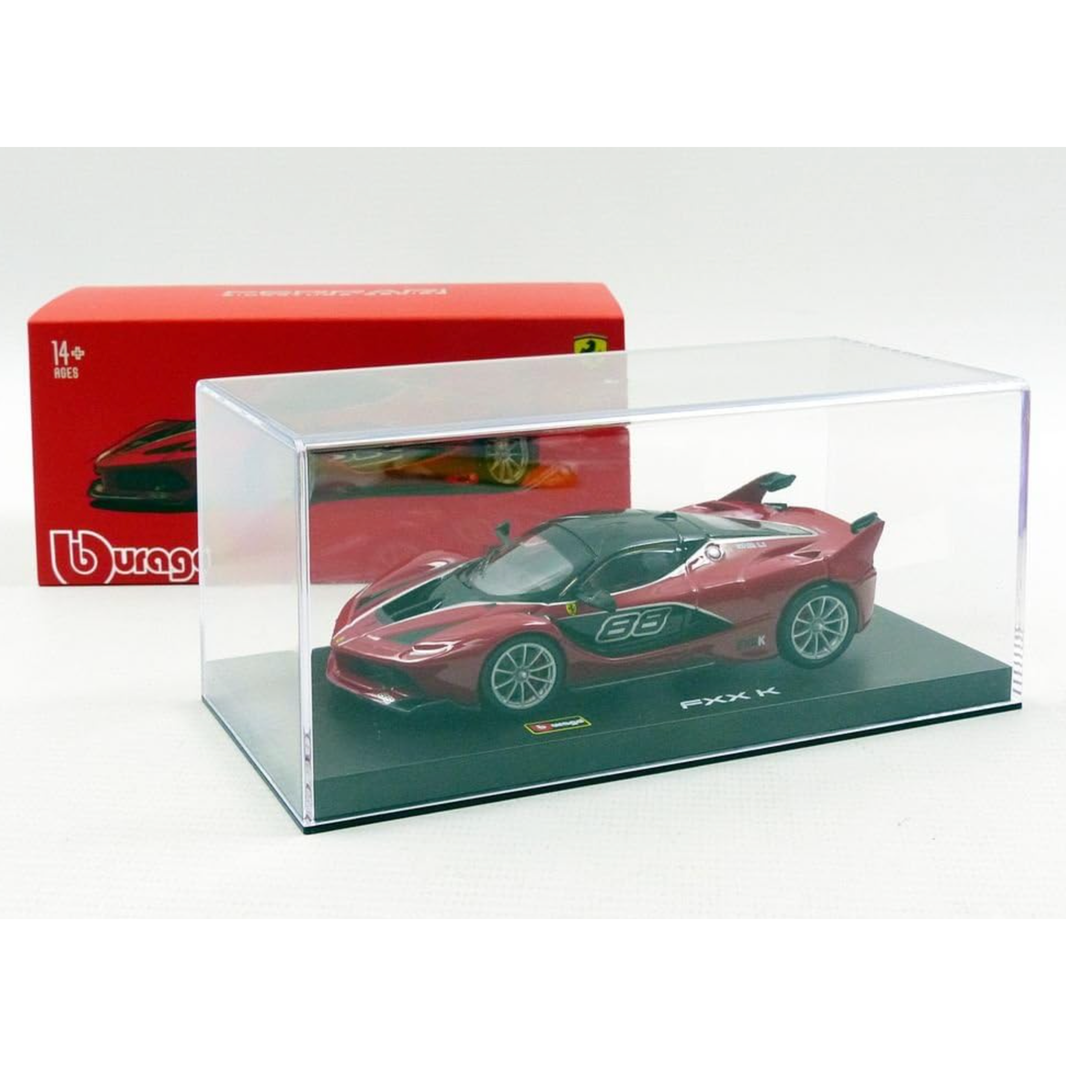 Bburago Ferrari FXX K Rojo 1:43 | Coche a Escala de Metal Fundido | Modelo Deportivo Coleccionable Oficial Ferrari