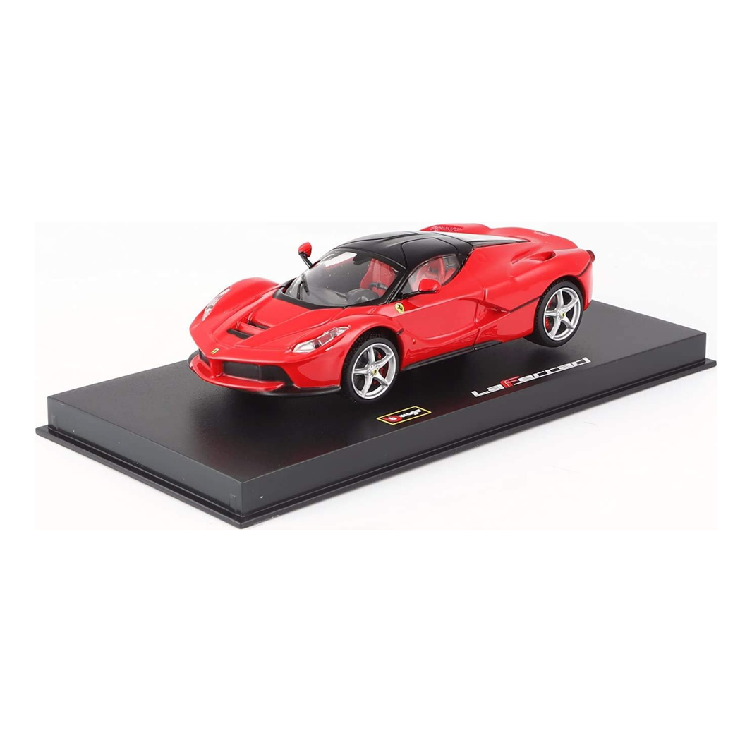 Bburago Modelo de Coche de Carreras 1/43 – La Ferrari | Coche Deportivo de Colección | Réplica Metálica Die-Cast