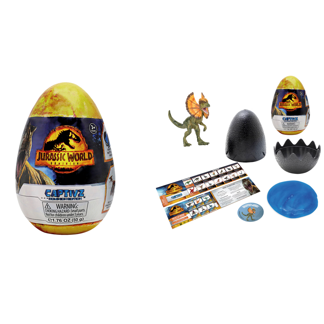 Huevo Dinosaurio sorpresa Captivz Dominion Edition Slime Jurassic World modelos surtidos