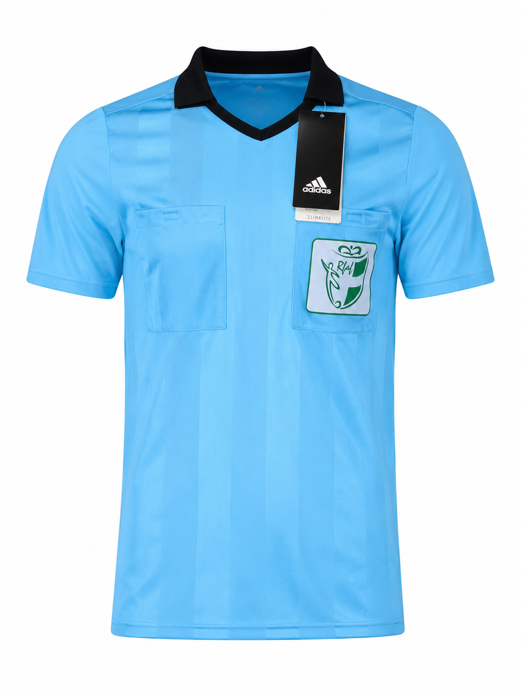 Camiseta de Árbitro Adidas Azul Celeste Climacool | Talla s