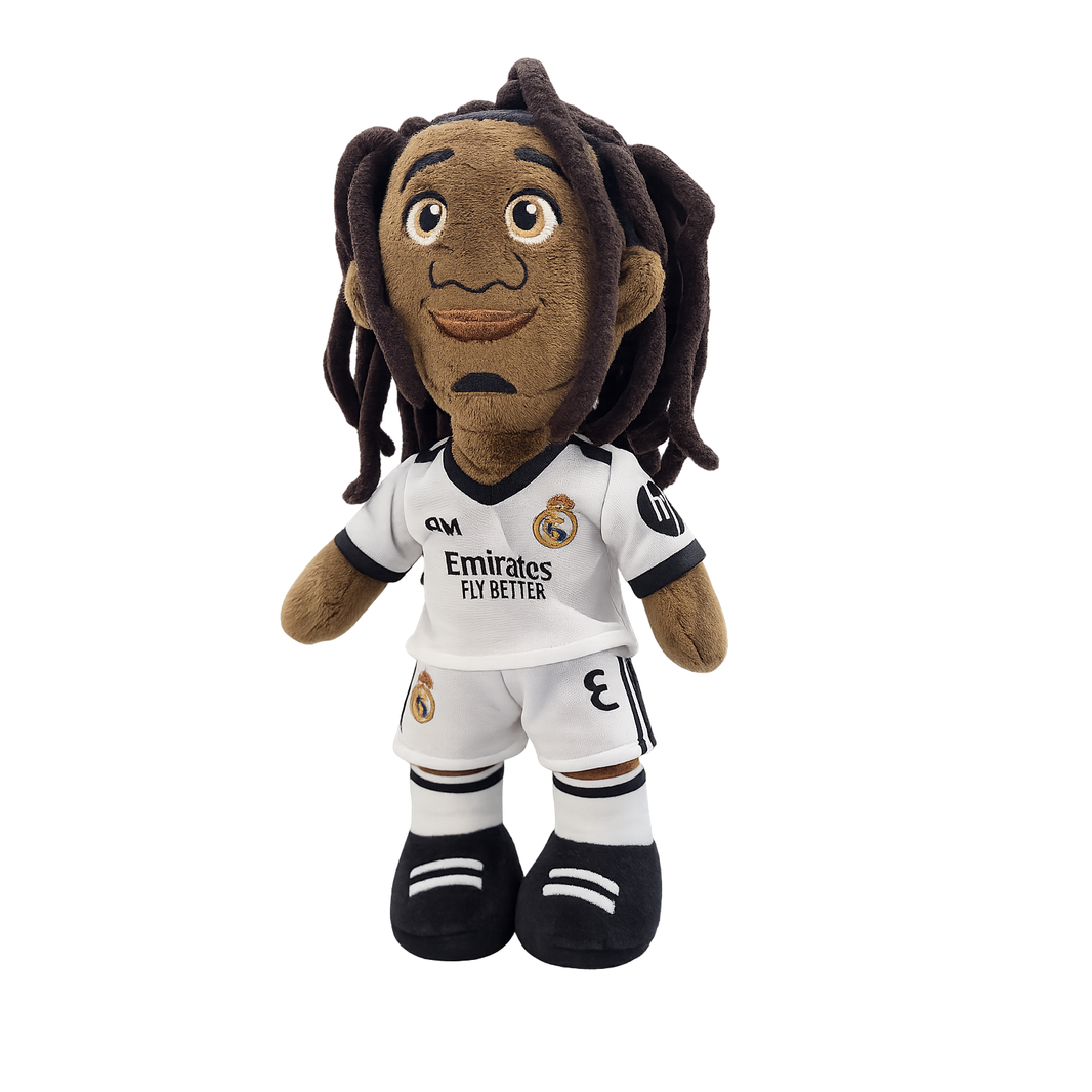 Peluche Eduardo Camavinga Real Madrid 25 cm | Muñeco de Felpa Oficial
