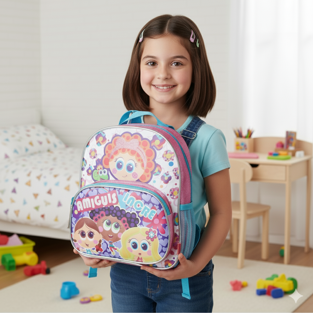 Mochila Chamoy CMM Bolsiux Coloreante – Diseño Infantil Divertido y Original