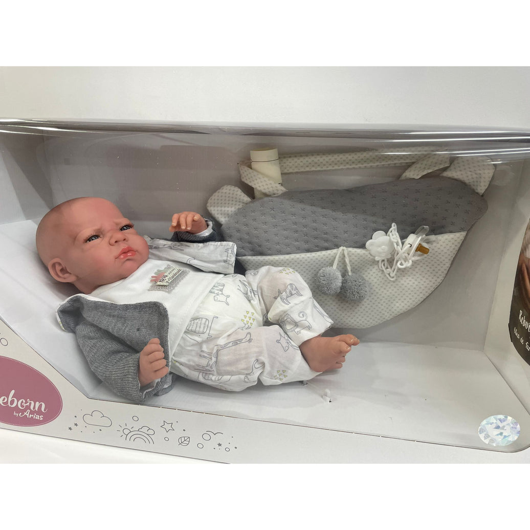 Muñeco Reborn Arias Gris - 98112