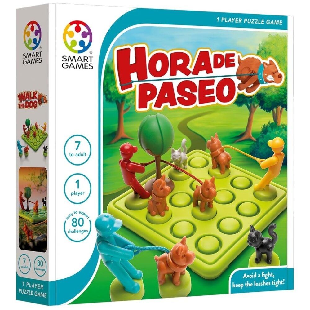 Hora de Paseo SmartGames | Juego de lógica +7 años, 80 retos