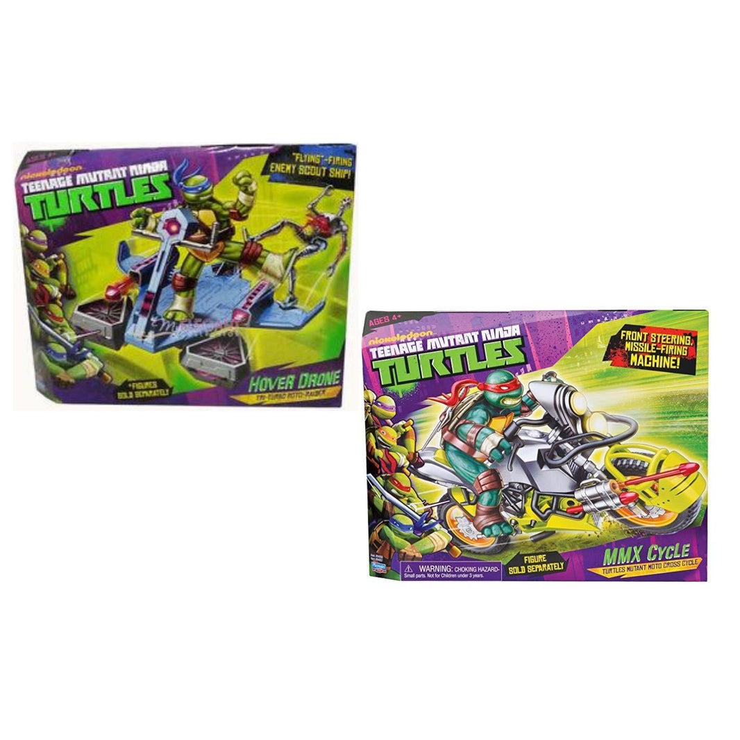 Pack de Vehículos de las Tortugas Ninja | Juguetes de Acción y Aventura | Vehículos Coleccionables de las Teenage Mutant Ninja Turtles