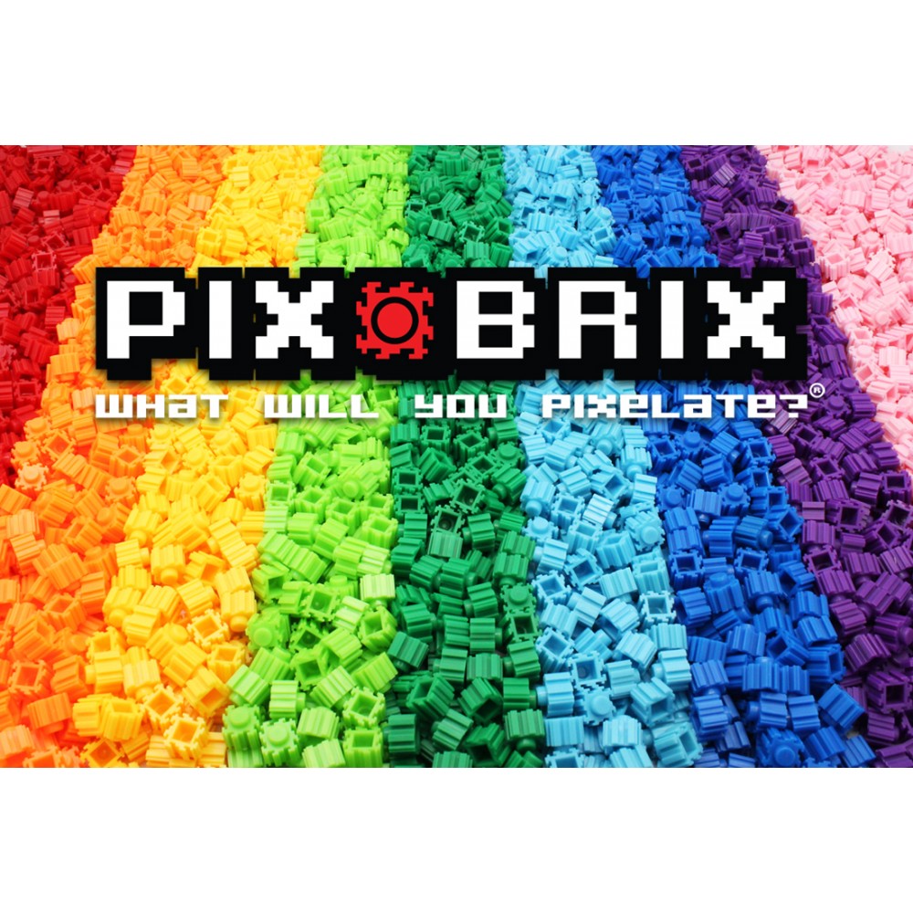 Pack Pix Brix 1500 Piezas – 3 Colores de 500 Piezas Cada Uno | Bloques de Construcción Creativos Compatibles | Juego Educativo y Artístico