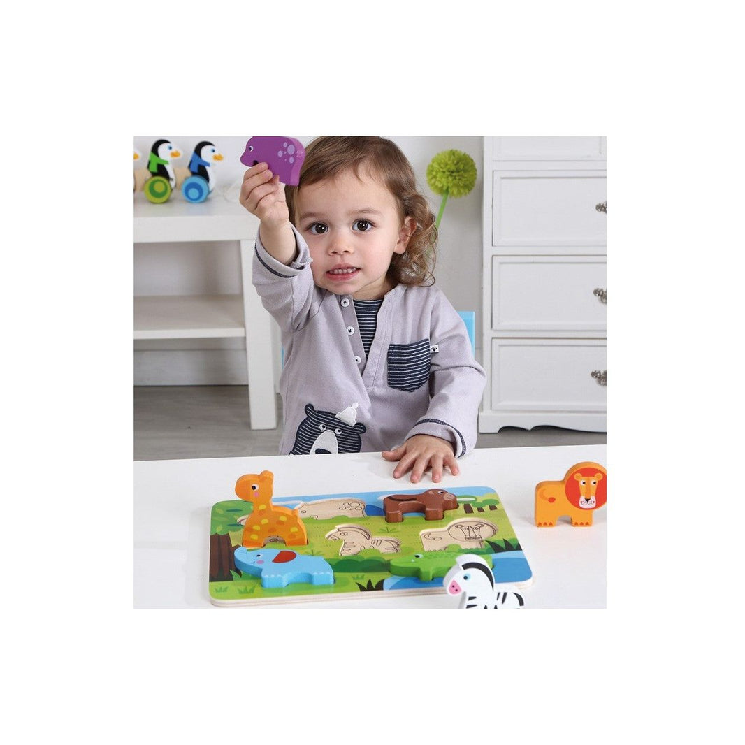 Puzzle de Animales de madera