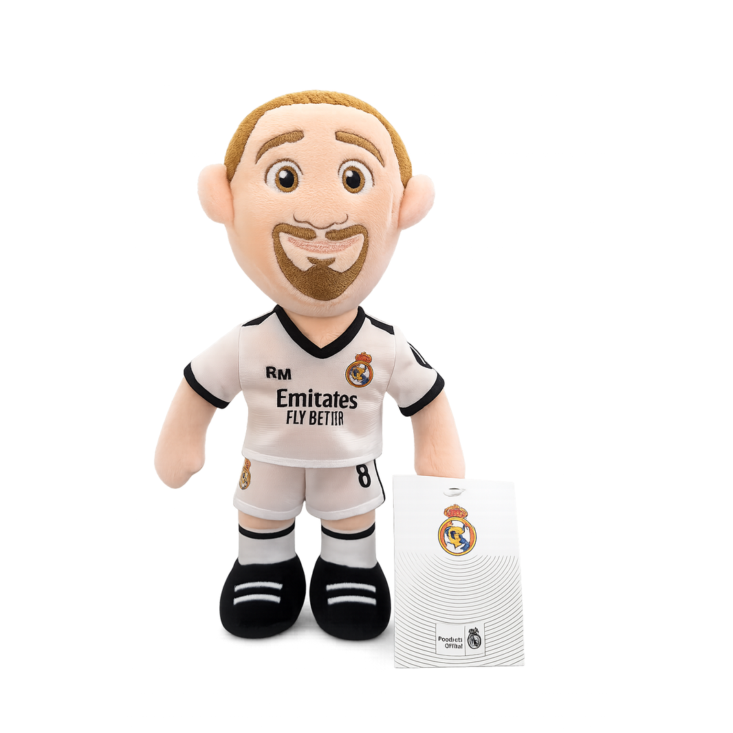Peluche Federico Valverde Real Madrid 25 cm Oficial | Muñeco de Felpa RM