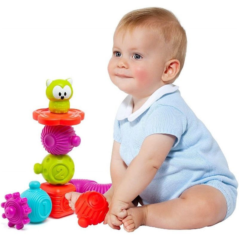 Bolsa Bloques Sensoriales Con 21 Piezas