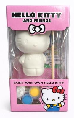 Figura Hello Kitty para Pintar | Kit Creativo con Pinturas y Pincel