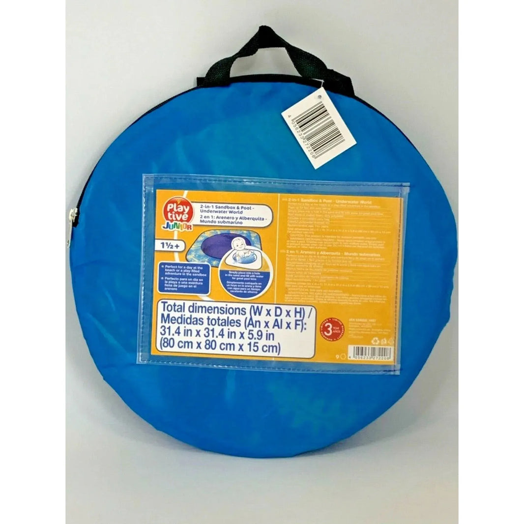 Playtive Junior 2 en 1 - Piscina infantil y caja de arena