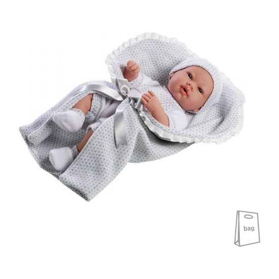Muñecas Arias Elegance 42 cm Real Baby Gris