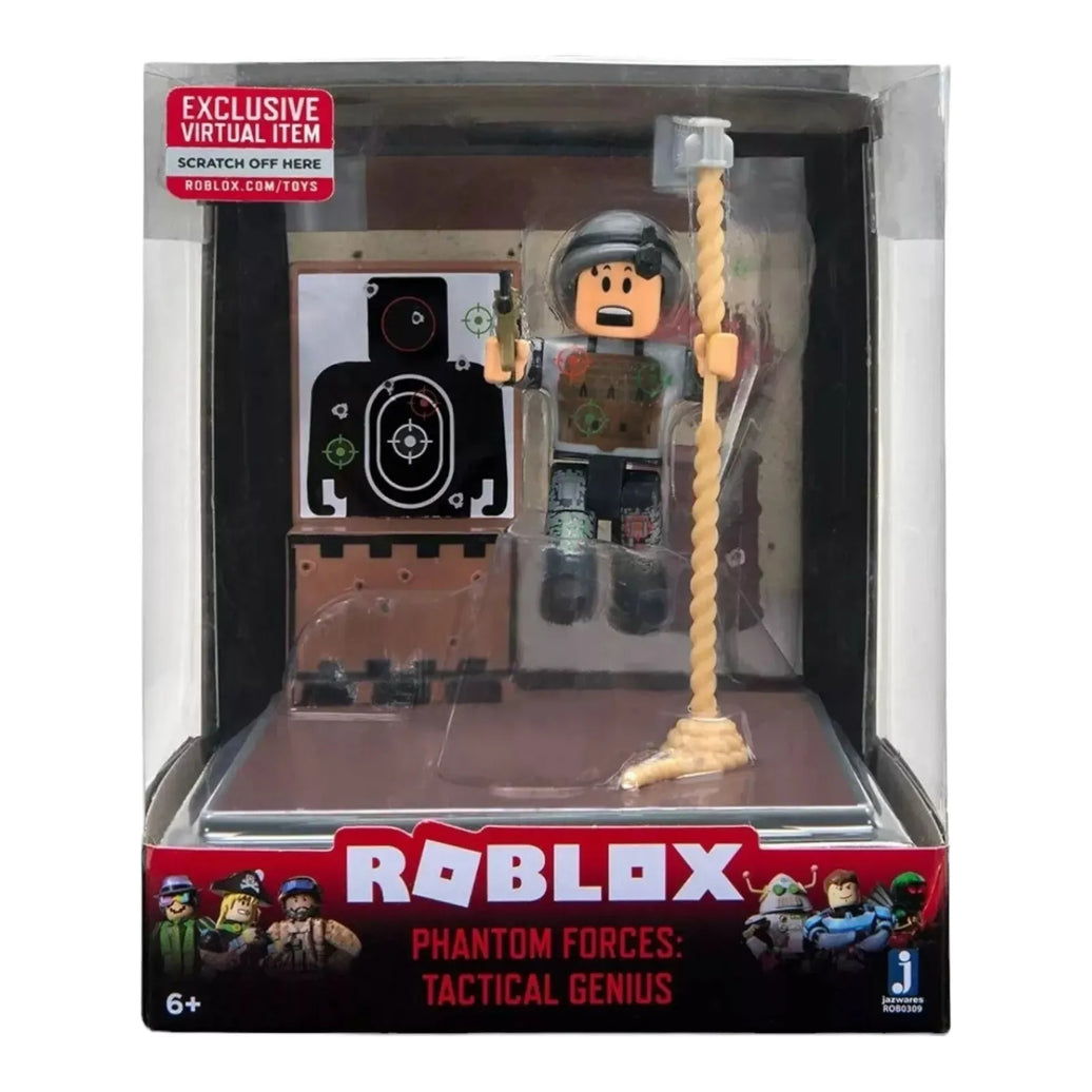 Figura de acción ROBLOX Phantom Forces Tactical Genius - Caja algo dañada