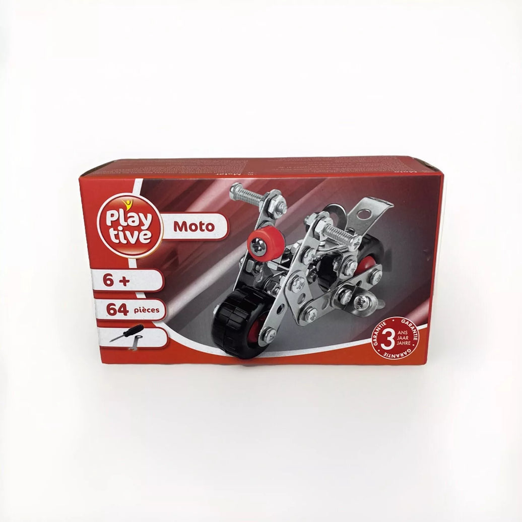 Playtive Kit de Construcción Moto 64 piezas