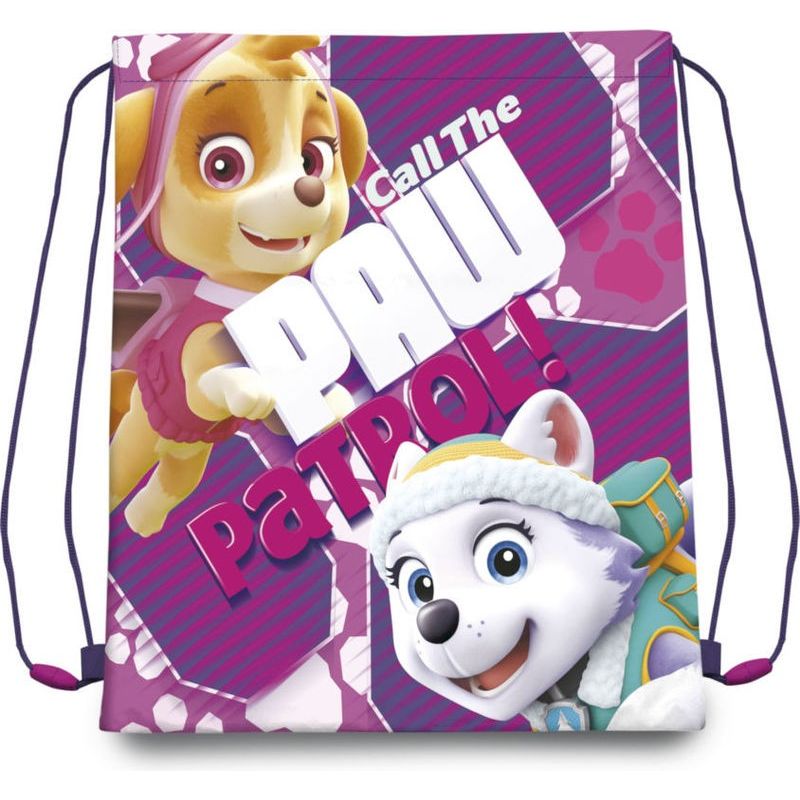 Set Infantil de Toalla +Saco de Cuerdas Patrulla Canina para Playa o Piscina
