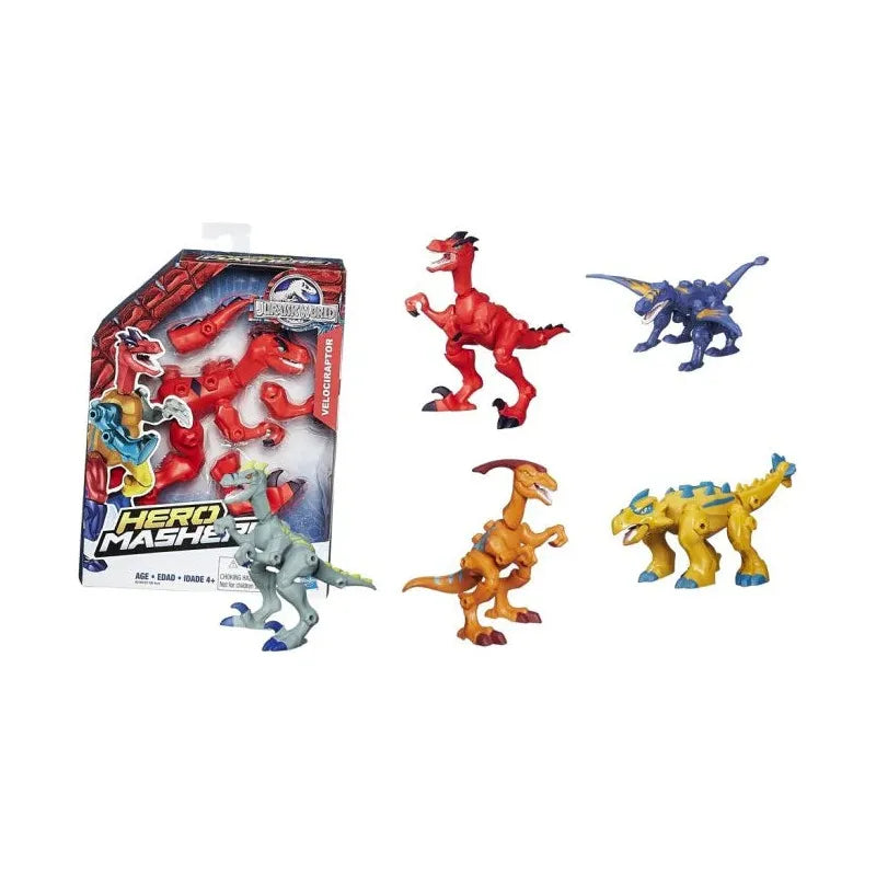 Jurassic Wordl Hero Dinosaurios surtidos. Caja algo dañada