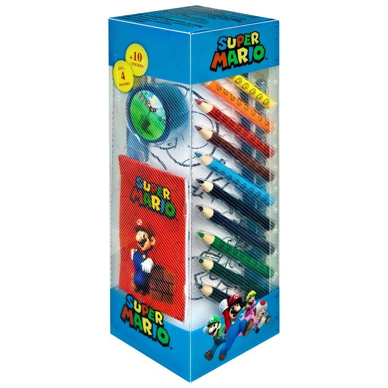 Set de Papelería Super Mario Tower 35 piezas