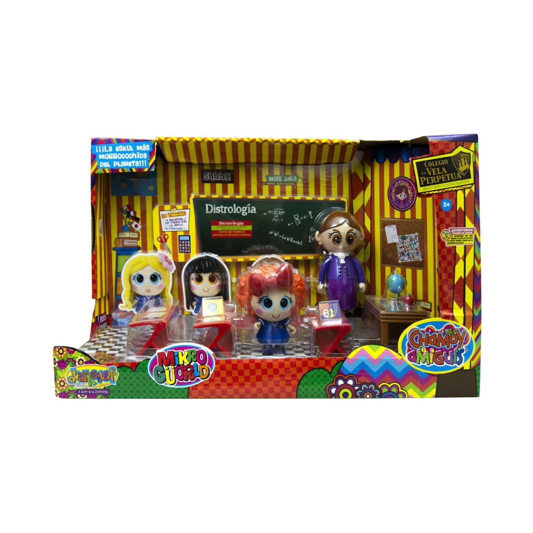 Playset Colegio con profe y alumnas