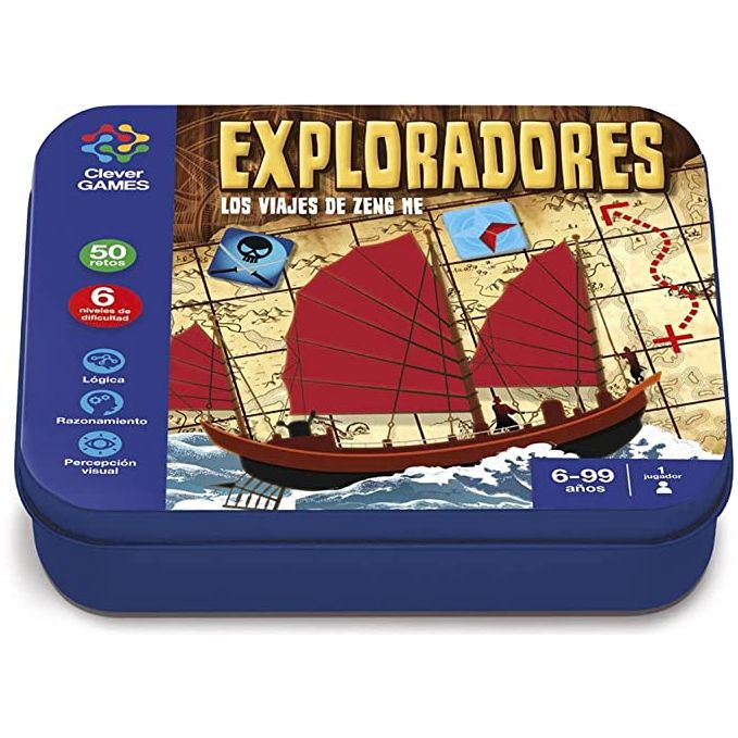 EXPLORADORES CAJA METAL - JUEGOS INTELIGENTES