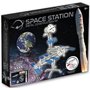 Kit de Construcción de Metal – Estación Espacial NASA | Maqueta 3D para Montar | Puzzle Mecánico Educativo para Adultos y Niños +14 Años