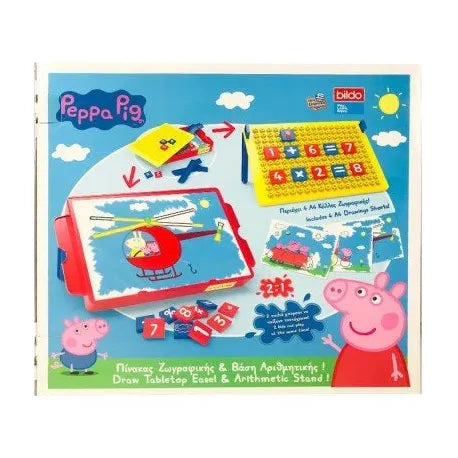 Bildo Pizarra 2 en 1 Tablero y Aritmetica de Peppa Pig