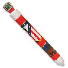 Atletico Madrid Lapiz 6 Colores