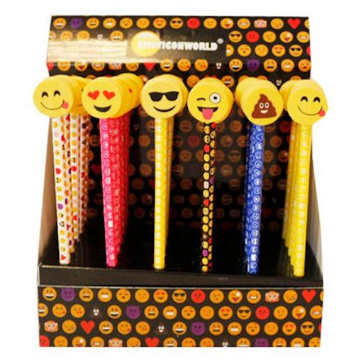 Lápiz con Goma Emoticono