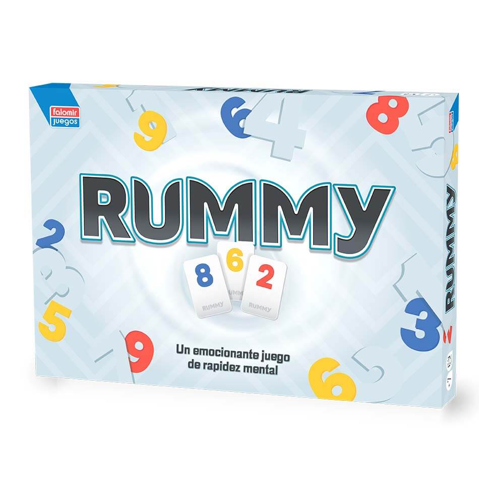 Rummy Junior Falomir | Juego de fichas y números +7 años (ref. 01413)