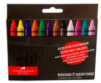 12 pinturas de colores Athletic Club Bilbao oficiales | Lápices de colores escolares