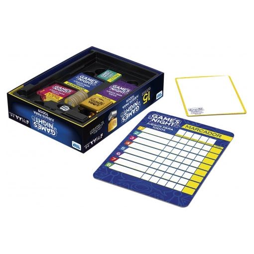 Games Night – Juego de Mesa Familiar | Diversión para Niños y Adultos a partir de 7 Años | Actividad de Grupo y Reuniones